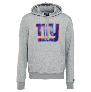 NEW ERA Mikina 'NFL New York Giants'  královská modrá / šedý melír / melounová