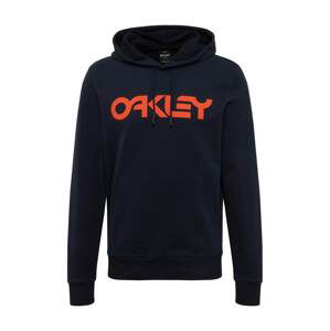 OAKLEY Sportovní mikina 'B1B PO HOODIE'  tmavě modrá / oranžová