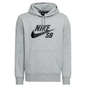 Nike SB Mikina  šedý melír / černá