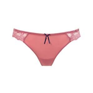 PALMERS Tanga 'Romantic Lace Brazilian Slip'  pink