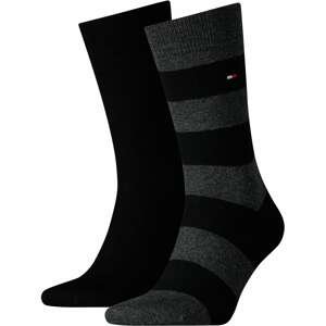 Tommy Hilfiger Underwear Ponožky  černá / světle šedá / tmavě šedá