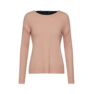 VERO MODA Svetr 'VMRANA LS V BACK BLOUSE BF'  růžová