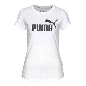 PUMA Funkční tričko  černá / bílá