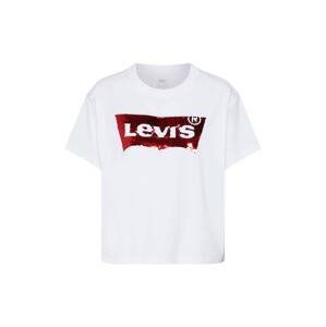 LEVI'S Tričko  červená / bílá