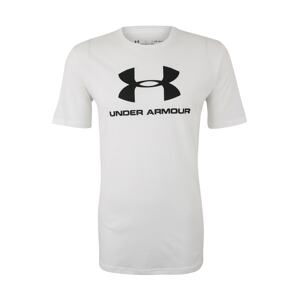 UNDER ARMOUR Funkční tričko  šedá / černá / bílá