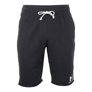 UNDER ARMOUR Sportovní kalhoty  bílá / černá