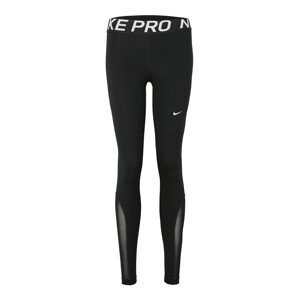NIKE Sportovní kalhoty 'Nike Pro'  bílá / černá