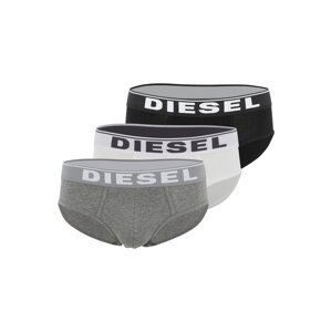 DIESEL Slipy 'UMBR-ANDRETHREEPACK'  bílá / šedá / černá