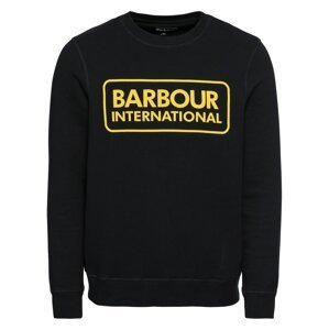 Barbour International Mikina  černá / žlutá