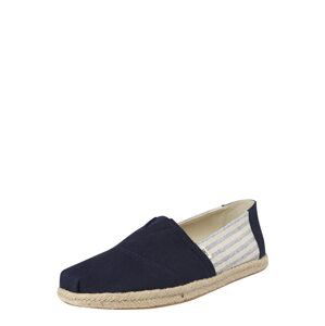 TOMS Espadrilky 'ALPARGATA'  béžová / námořnická modř