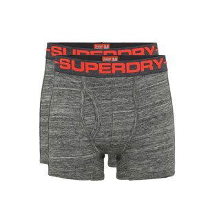 Superdry Boxerky  šedá / červená