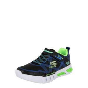 SKECHERS Tenisky 'Flex-Glow'  královská modrá / kiwi / černá