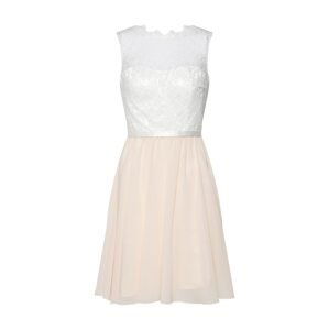 Laona Koktejlové šaty  růžová / bílá