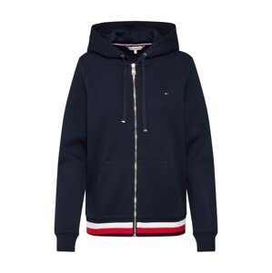 TOMMY HILFIGER Mikina  tmavě modrá / červená / bílá