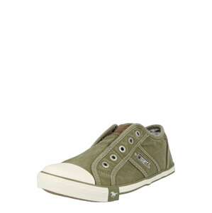 MUSTANG Slip on boty  hnědá / khaki