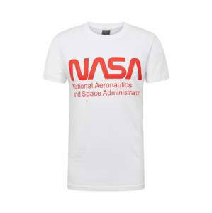 Mister Tee Tričko 'NASA'  červená / bílá