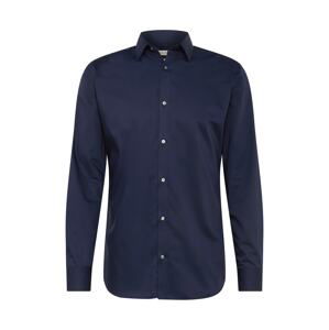 JACK & JONES Košile 'JPRNON IRON SHIRT L/S NOOS'  námořnická modř