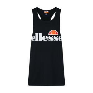 ELLESSE Top 'Abigaille'  černá / bílá / tmavě oranžová / červená