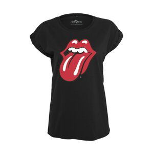 Merchcode Tričko 'Rolling Stones Tongue'  červená / černá / bílá