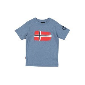 TROLLKIDS Funkční tričko 'Oslo'  červená / chladná modrá