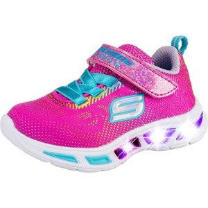 SKECHERS Tenisky  aqua modrá / světlemodrá / žlutá / pink