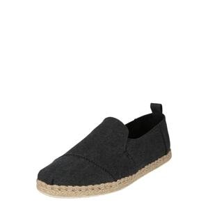 TOMS Espadrilky 'DECONSTRUCTED ALPARGATA ROPE'  černá džínovina