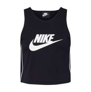 Nike Sportswear Top  černá / bílá