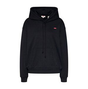 LEVI'S Mikina 'STANDARD HOODIE BLACKS'  červená / černá / bílá