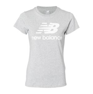 new balance Tričko  bílá / šedý melír