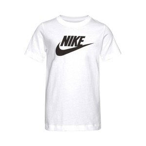 Nike Sportswear Tričko  černá / bílá