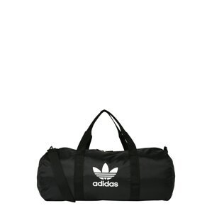 ADIDAS ORIGINALS Cestovní taška  černá / bílá