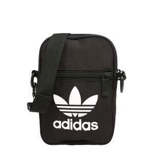 ADIDAS ORIGINALS Taška přes rameno  černá / bílá