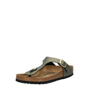 BIRKENSTOCK Sandály 'Gizeh'  zlatá / zelená