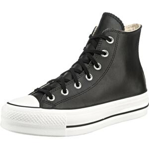 CONVERSE Kotníkové tenisky 'CHUCK TAYLOR ALL STAR LIFT CLEAN - HI'  černá