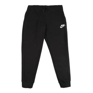 Nike Sportswear Kalhoty  černá / bílá