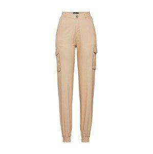 Missguided Kapsáče 'PLAIN CARGO TROUSER'  písková