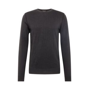 SELECTED HOMME Svetr 'SLHDANIEL CREW NECK B NOOS'  černá