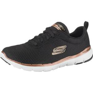 SKECHERS Tenisky 'Flex Appeal 3.0'  bronzová / černá