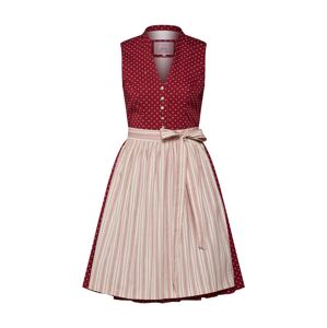 MARJO Dirndl 'Senia 58'  béžová / bordó