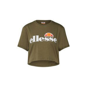 ELLESSE Tričko 'Alberta'  khaki / oranžová / červená / bílá