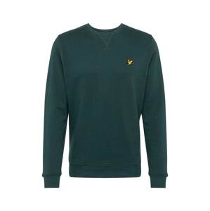 Lyle & Scott Mikina  smaragdová / zlatě žlutá