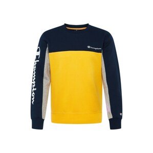 Champion Authentic Athletic Apparel Mikina  námořnická modř / limone / šedý melír