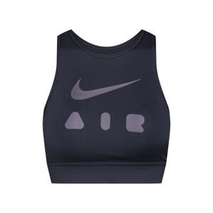 NIKE Sportovní podprsenka  šedá / černá