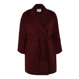 ABOUT YOU Curvy Přechodný kabát 'Charis Coat'  burgundská červeň