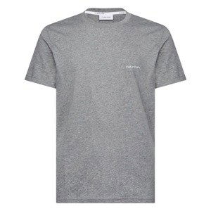 Calvin Klein Tričko  kouřově šedá / šedý melír