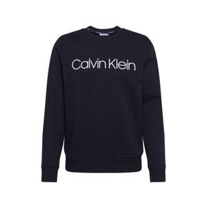 Calvin Klein Mikina  černá / bílá