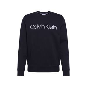 Calvin Klein Mikina  černá / bílá