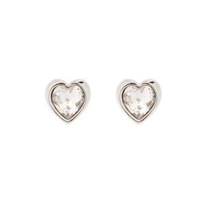 Ted Baker Náušnice 'HAN: CRYSTAL HEART EARRING'  stříbrná