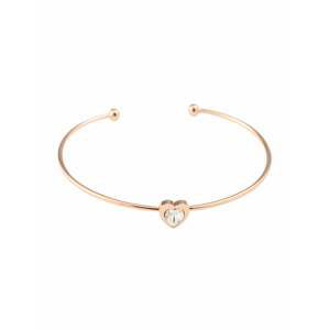 Ted Baker Náramek 'HASINA: CRYSTAL HEART ULTRA FINE CUFF'  růžově zlatá