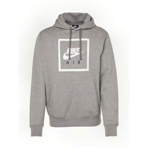 Nike Sportswear Mikina  šedý melír / bílá